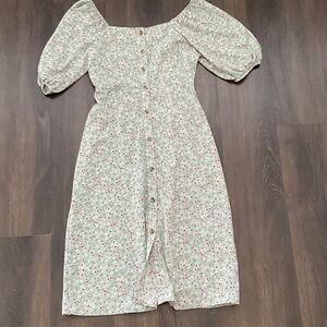 Floral Off-Shoulder Dress